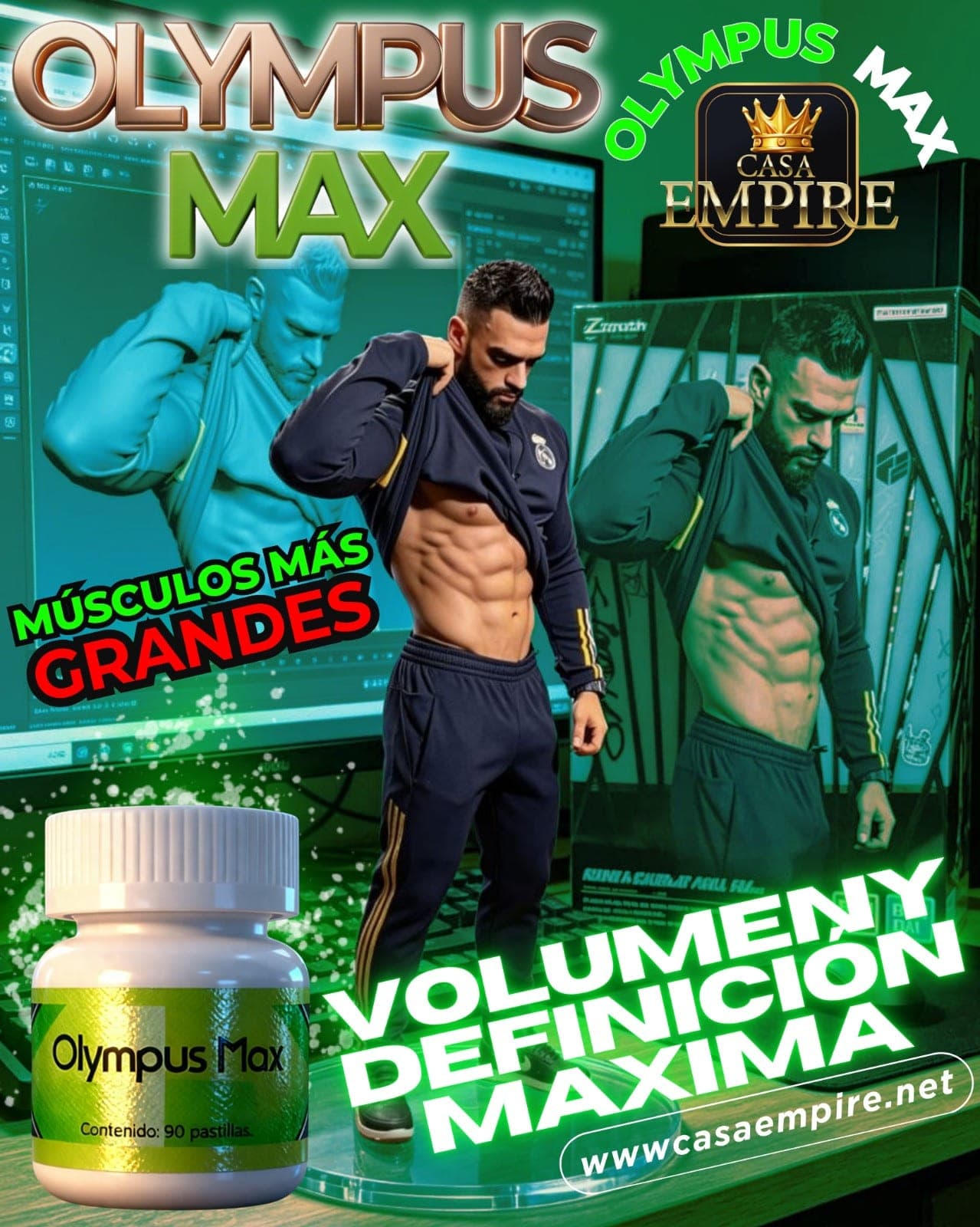 OLYMPUS MAX PARA VARONES